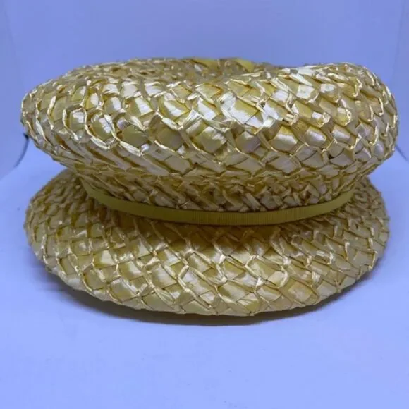 Vintage Union Made the Paris Boutique Yellow Hat - Picture 3 of 8